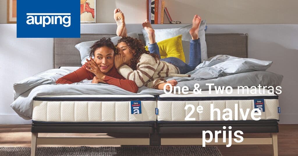 Auping One en Two matras — 2e halve prijs