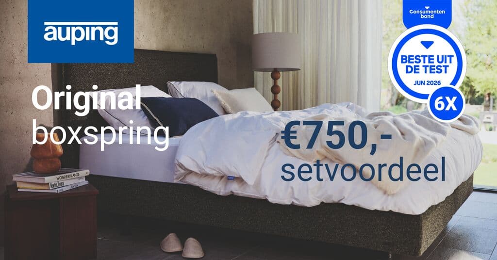 Auping Original boxspring — € 750,- setvoordeel