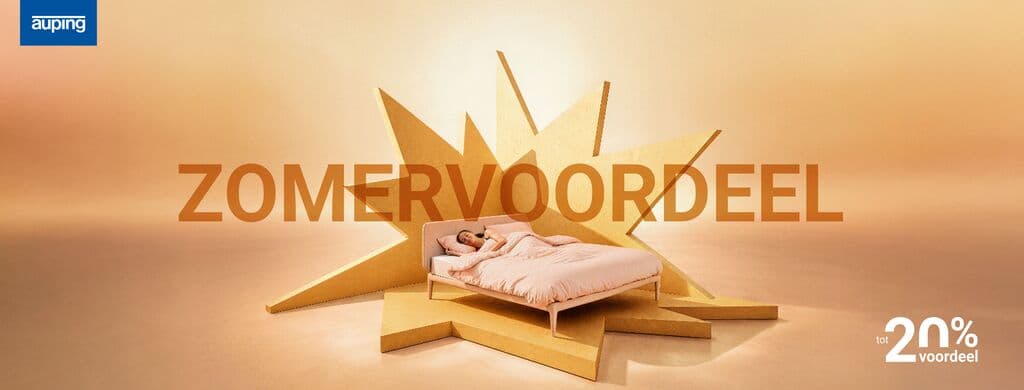 Auping Zomervoordeel — tot 20% voordeel