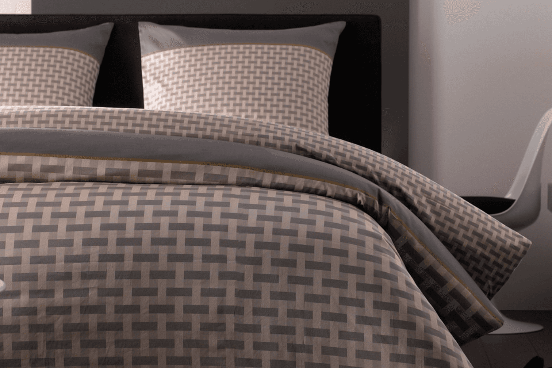 Bedtextiel in de showroom van Rebel Wonen & Slapen